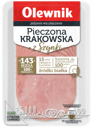 Pieczona krakowska szynka